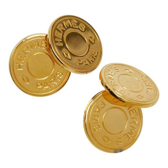 Hermès Serie Cufflinks Gold Plated Men's HERMES